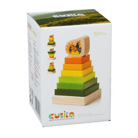 Cubika 15276 barevn pyramida se slepikou skldaka 8 dl